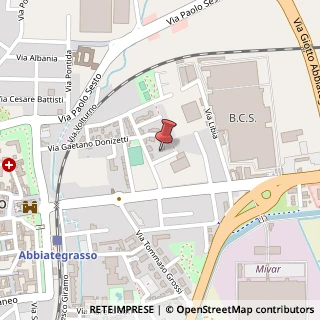 Mappa Via Antonio Vivaldi, 1, 20081 Abbiategrasso, Milano (Lombardia)