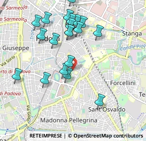 Mappa Vicolo Santonini, 35123 Padova PD, Italia (1.0045)