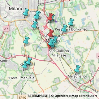 Mappa Via Bergamo, 20098 San Giuliano Milanese MI, Italia (4.01875)