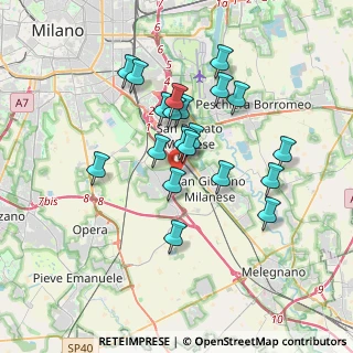 Mappa Via Bergamo, 20098 San Giuliano Milanese MI, Italia (3.094)