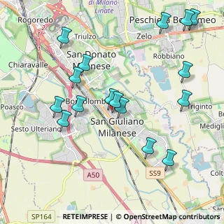 Mappa Viale Fratelli Cervi, 20097 San Giuliano Milanese MI, Italia (2.23375)