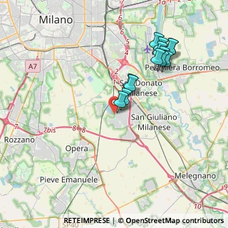 Mappa Via Lario, 20098 San Giuliano Milanese MI, Italia (3.79231)