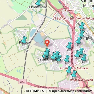 Mappa Via Lario, 20098 San Giuliano Milanese MI, Italia (1.167)