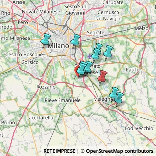 Mappa Via Lario, 20098 San Giuliano Milanese MI, Italia (5.53455)