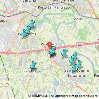 Mappa Tangenziale Sud, 37134 Verona VR, Italia (1.91)