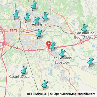 Mappa Tangenziale Sud, 37134 Verona VR, Italia (5.44083)