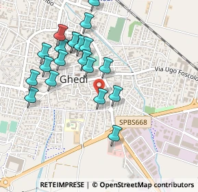 Mappa Via Monte Santo, 25016 Ghedi BS, Italia (0.478)