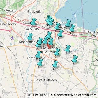 Mappa Via Guglielmo Marconi, 46043 Castiglione delle Stiviere MN, Italia (6.2685)
