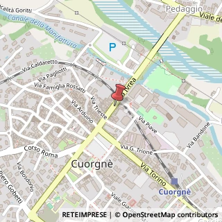 Mappa Via Ivrea, 66, 10082 Cuorgnè, Torino (Piemonte)