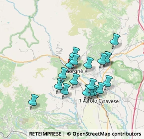 Mappa Via Montenero, 10082 Cuorgnè TO, Italia (6.02105)