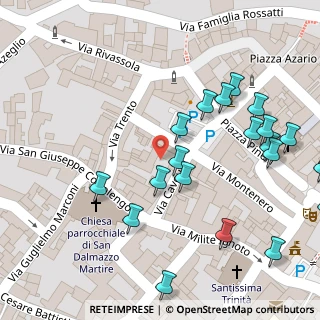Mappa Via Montenero, 10082 Cuorgnè TO, Italia (0.08077)