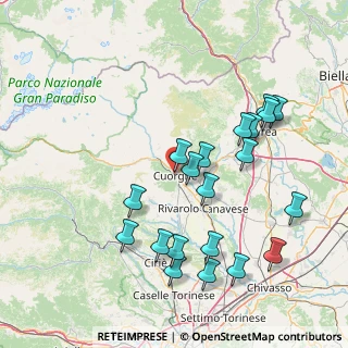 Mappa Via Montenero, 10082 Cuorgnè TO, Italia (16.4925)