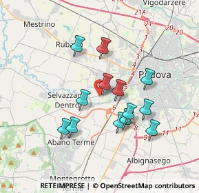 Mappa Shopping Ten, 35030 Selvazzano Dentro PD, Italia (3.12462)