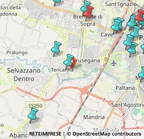 Mappa Via Monte rue, 35030 Selvazzano Dentro PD, Italia (3.30053)