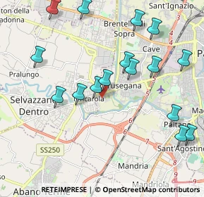 Mappa Via Monte rue, 35030 Selvazzano Dentro PD, Italia (2.26)
