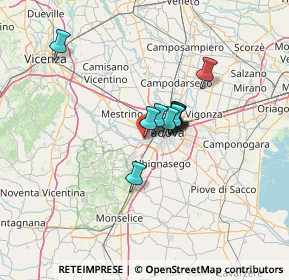 Mappa Via Monte rue, 35030 Selvazzano Dentro PD, Italia (7.96273)