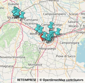 Mappa Via Monte rue, 35030 Selvazzano Dentro PD, Italia (13.60933)