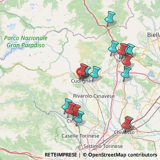 Mappa Via Guglielmo Marconi, 10082 Cuorgnè TO, Italia (16.39647)