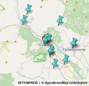 Mappa Via Guglielmo Marconi, 10082 Cuorgnè TO, Italia (3.10071)