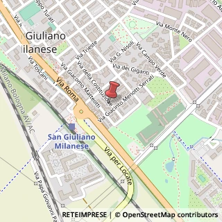 Mappa Via Costituzione, 28, 20098 San Giuliano Milanese, Milano (Lombardia)