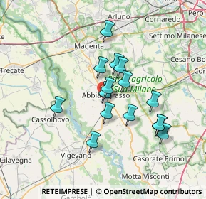 Mappa Via F. Kluzer, 20081 Abbiategrasso MI, Italia (5.77333)