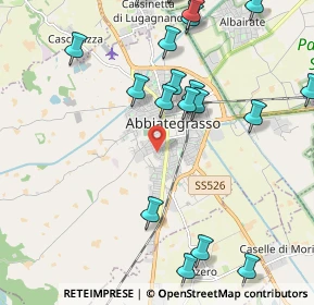 Mappa Via F. Kluzer, 20081 Abbiategrasso MI, Italia (2.565)