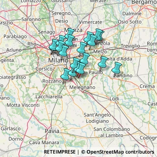 Mappa Viale Leone Tolstoj, 20098 San Giuliano Milanese MI, Italia (10.7775)