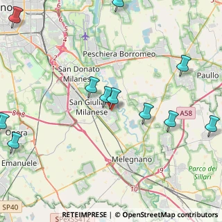 Mappa Viale Leone Tolstoj, 20098 San Giuliano Milanese MI, Italia (5.33182)