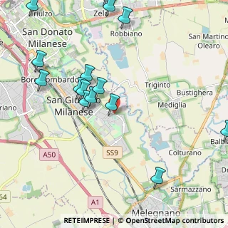 Mappa Viale Leone Tolstoj, 20098 San Giuliano Milanese MI, Italia (2.474)