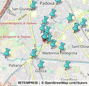 Mappa Via Marghera, 35123 Padova PD, Italia (1.026)