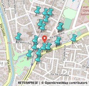 Mappa Via Marghera, 35123 Padova PD, Italia (0.194)