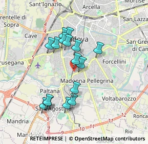 Mappa Via Marghera, 35123 Padova PD, Italia (1.55063)