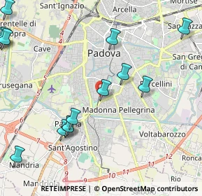 Mappa Via Marghera, 35123 Padova PD, Italia (2.72714)