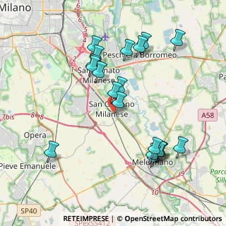 Mappa San Giuliano M.se, 20098 San Giuliano Milanese MI, Italia (4.046)