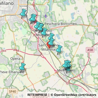 Mappa San Giuliano M.se, 20098 San Giuliano Milanese MI, Italia (3.97)