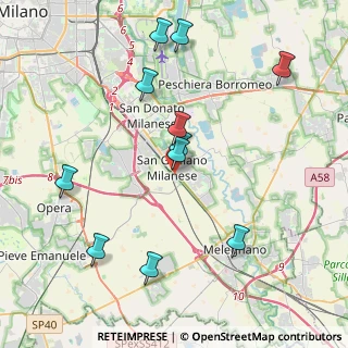 Mappa San Giuliano M.se, 20098 San Giuliano Milanese MI, Italia (4.30091)