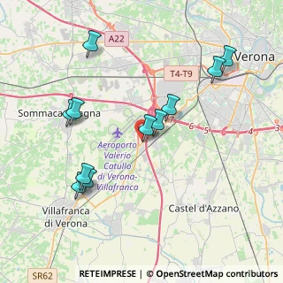 Mappa Via Borgo Bello, 37062 Villafranca di Verona VR, Italia (4.05364)