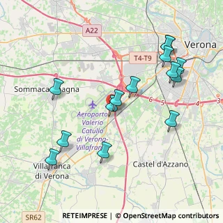 Mappa Via Borgo Bello, 37062 Villafranca di Verona VR, Italia (4.27429)