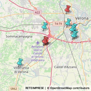 Mappa Via Borgo Bello, 37062 Villafranca di Verona VR, Italia (4.02636)