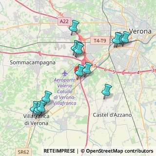 Mappa Via Borgo Bello, 37062 Villafranca di Verona VR, Italia (4.21733)
