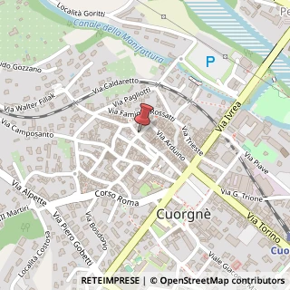 Mappa Via Maurizio Parigi, 1, 10082 Cuorgnè, Torino (Piemonte)