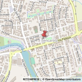 Mappa Via Padova, 63, 35030 Selvazzano Dentro, Padova (Veneto)