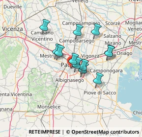 Mappa Via Giordano Bruno, 35123 Padova PD, Italia (10.21917)