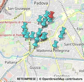 Mappa Via Giordano Bruno, 35123 Padova PD, Italia (0.6475)