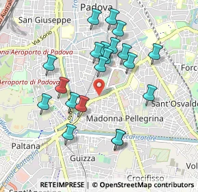 Mappa Via Giordano Bruno, 35123 Padova PD, Italia (0.8965)
