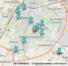Mappa Via Bartolomeo Signoroni, 35126 Padova PD, Italia (1.99)