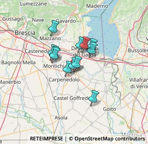 Mappa Via Martini, 46043 Castiglione delle Stiviere MN, Italia (8.76083)