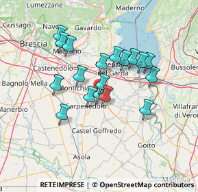 Mappa Via Martini, 46043 Castiglione delle Stiviere MN, Italia (11.35944)