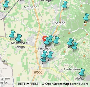 Mappa Via Ponovo, 36045 Lonigo VI, Italia (2.489)