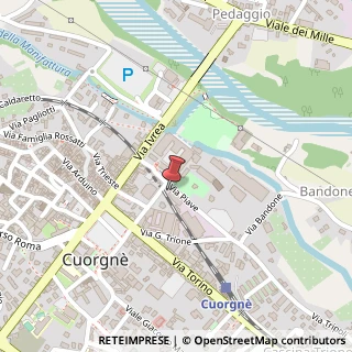 Mappa Via Piave, 8, 10082 Cuorgnè, Torino (Piemonte)